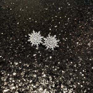 snowflake earrings